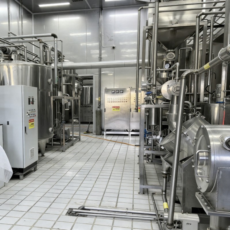 Линия производства соевого молока DRX-ZJX1000