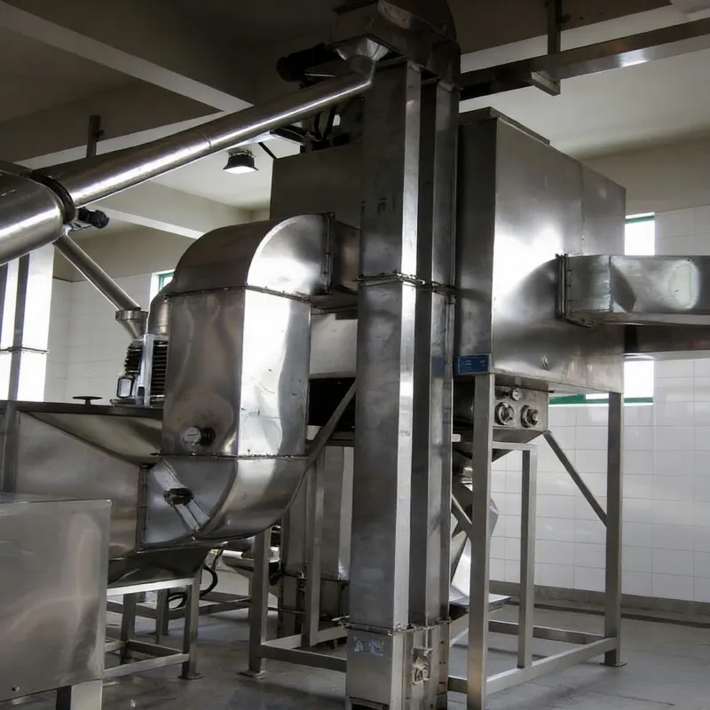 Непрерывный сушильник для сои